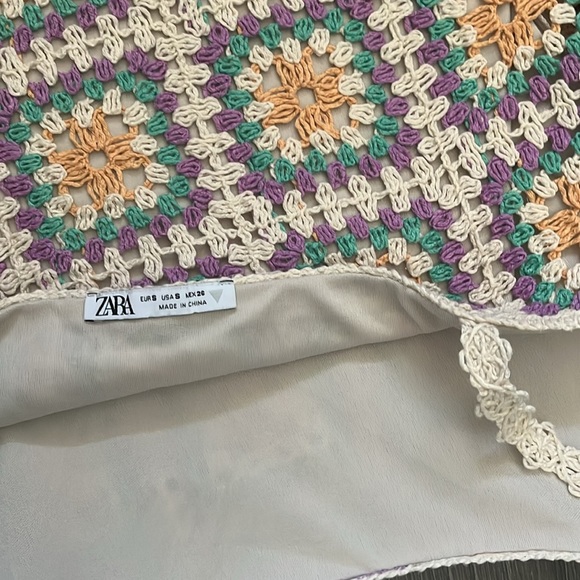 Zara Crocheted Mini Dress | As Seen On 📺The White Lotus - Picture 8 of 10